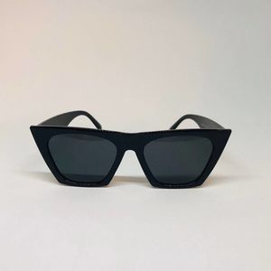 COPY - Large cat eye black frame sunglasses